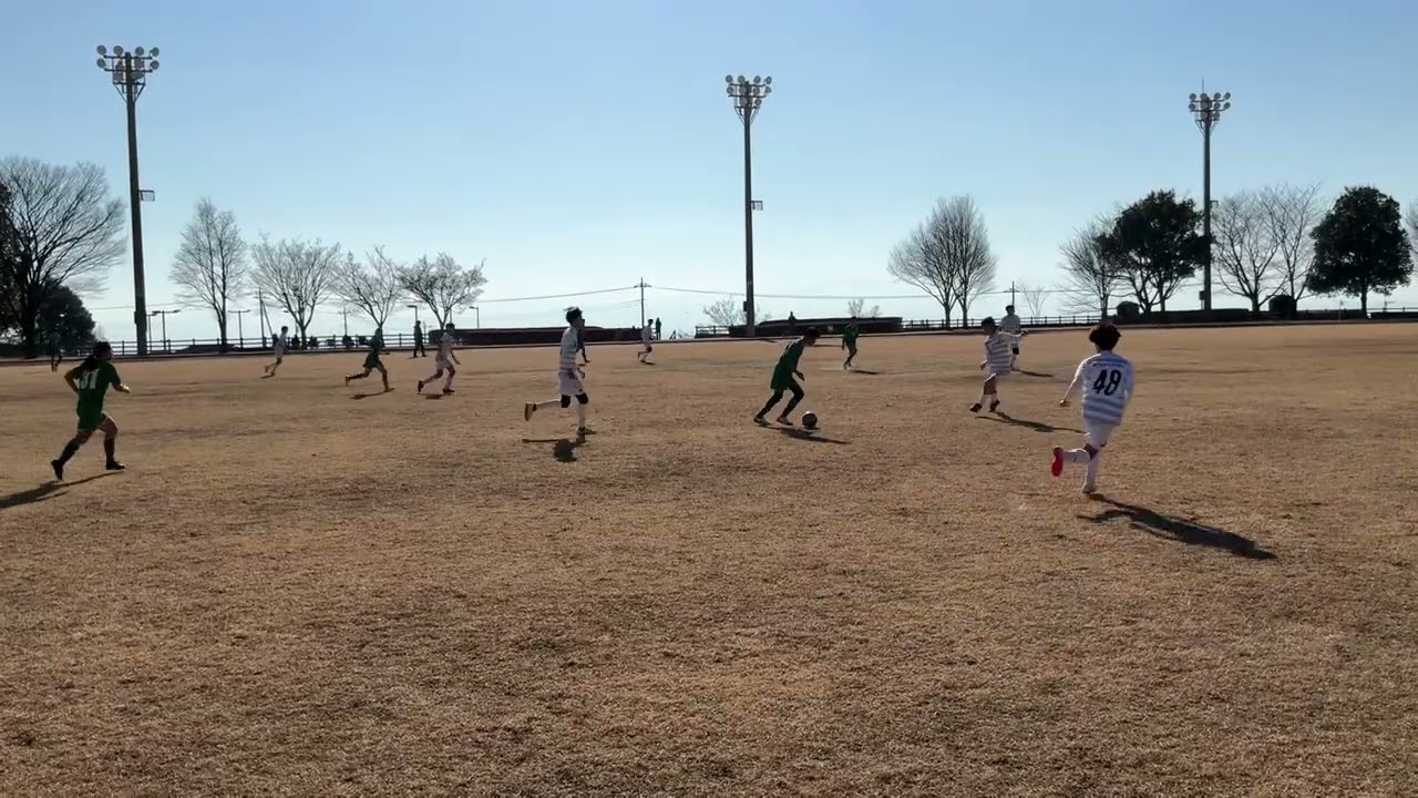 2026年　図南ウィンターフェスティバルU-14 1日目 Eブロック vs グローバルFC（群馬）　前半