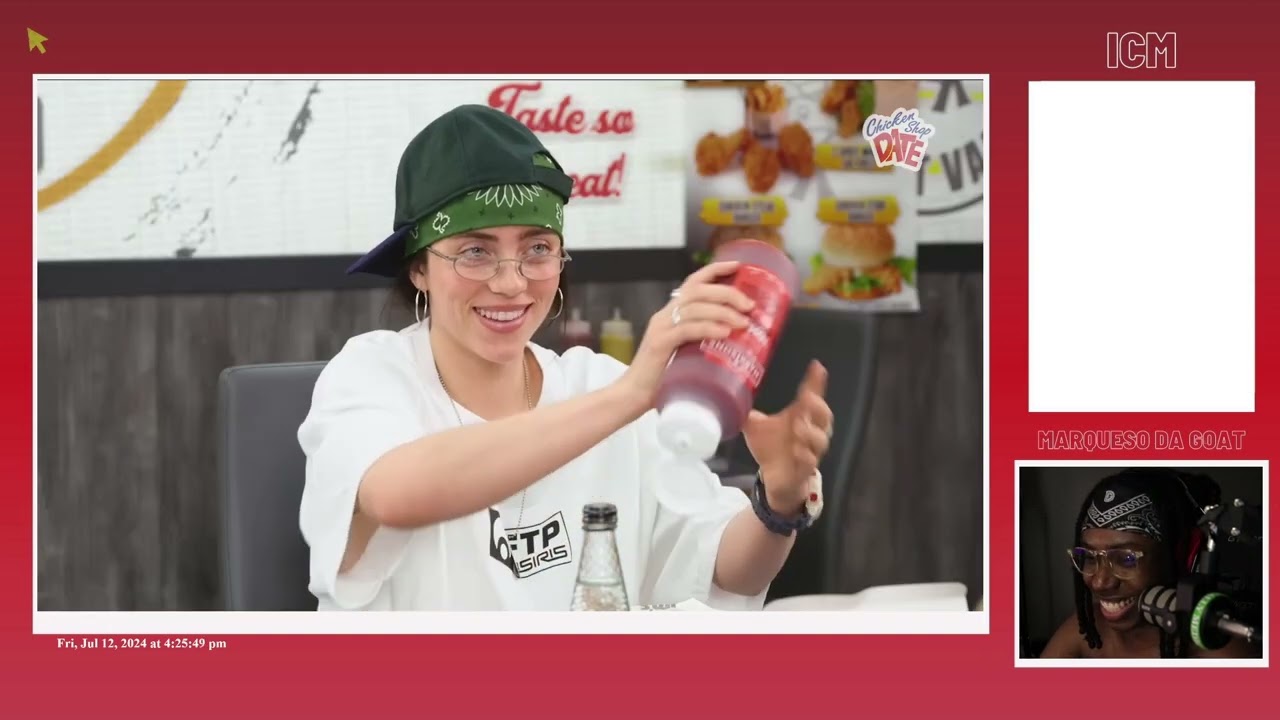 MDG Reacts To Amelia DImoldenberg - CHICKEN SHOP DATE w BILLIE EILISH