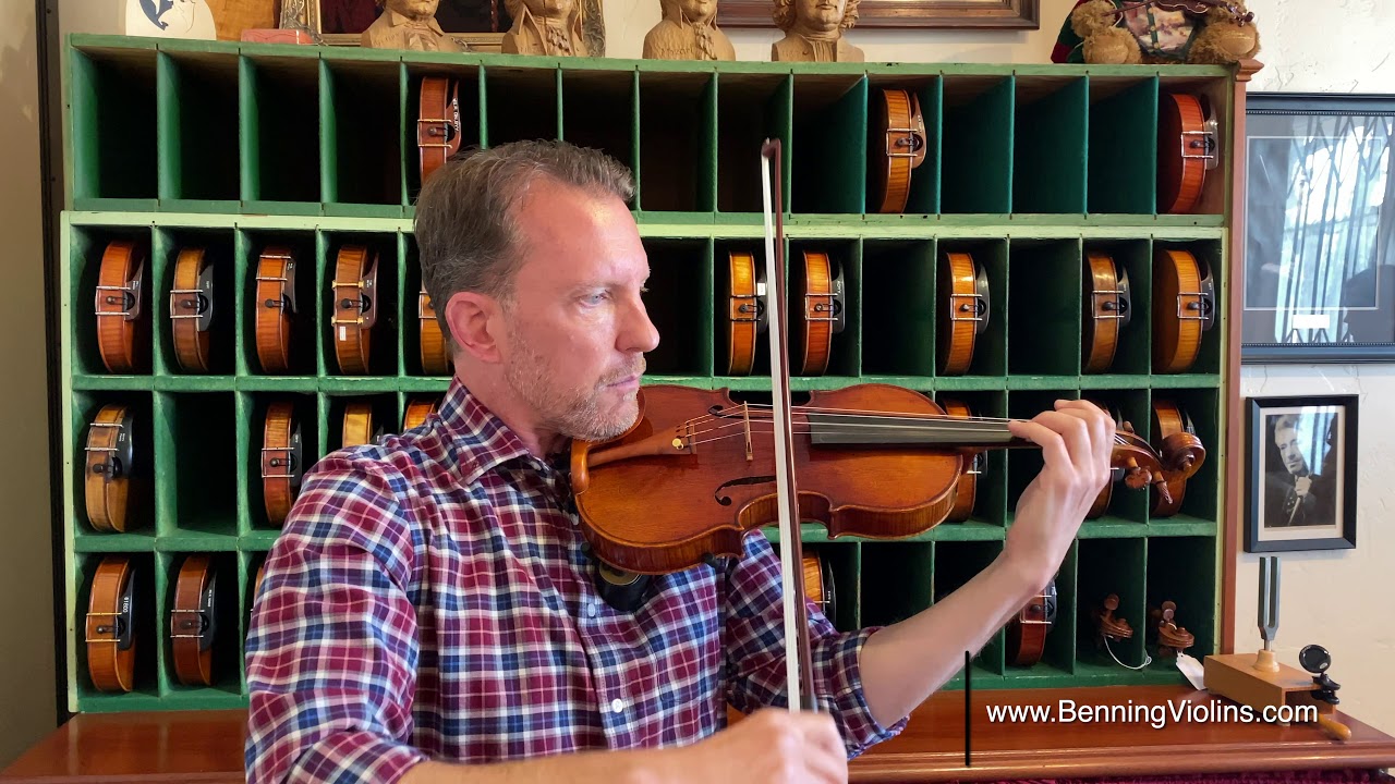 2016 Pressenda-model Fine Violin Crafted by Violinmaker Eric Benning