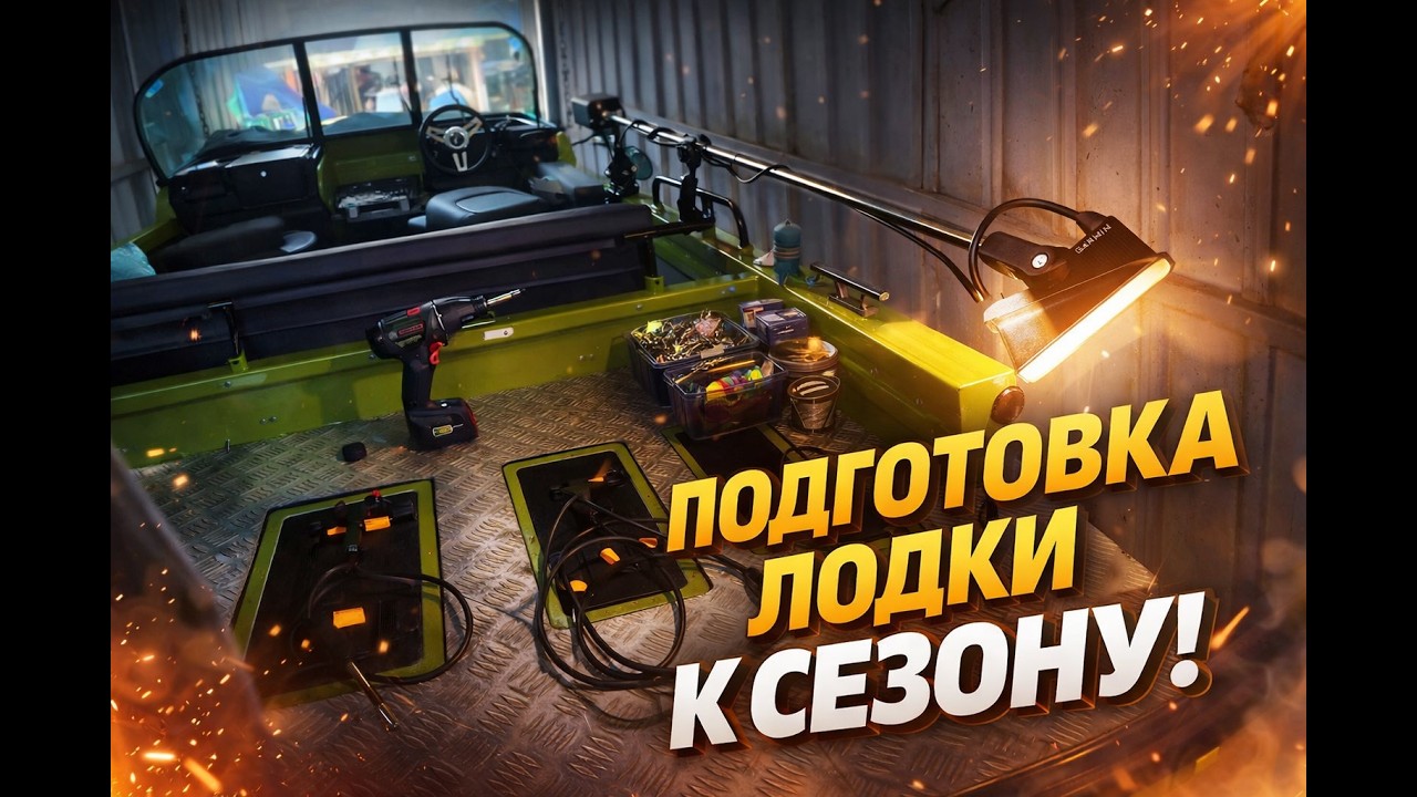 Готовлю Northsilver 525 к сезону, добавил еще один датчик, на Шоше пропала вода!