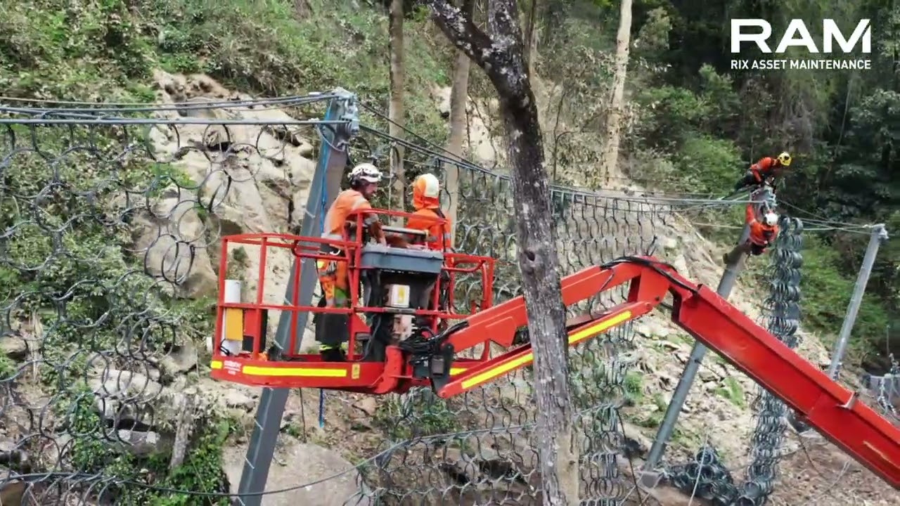 Rockfall Protection Rope Access - RIX ASSET MAINTENANCE (RAM)
