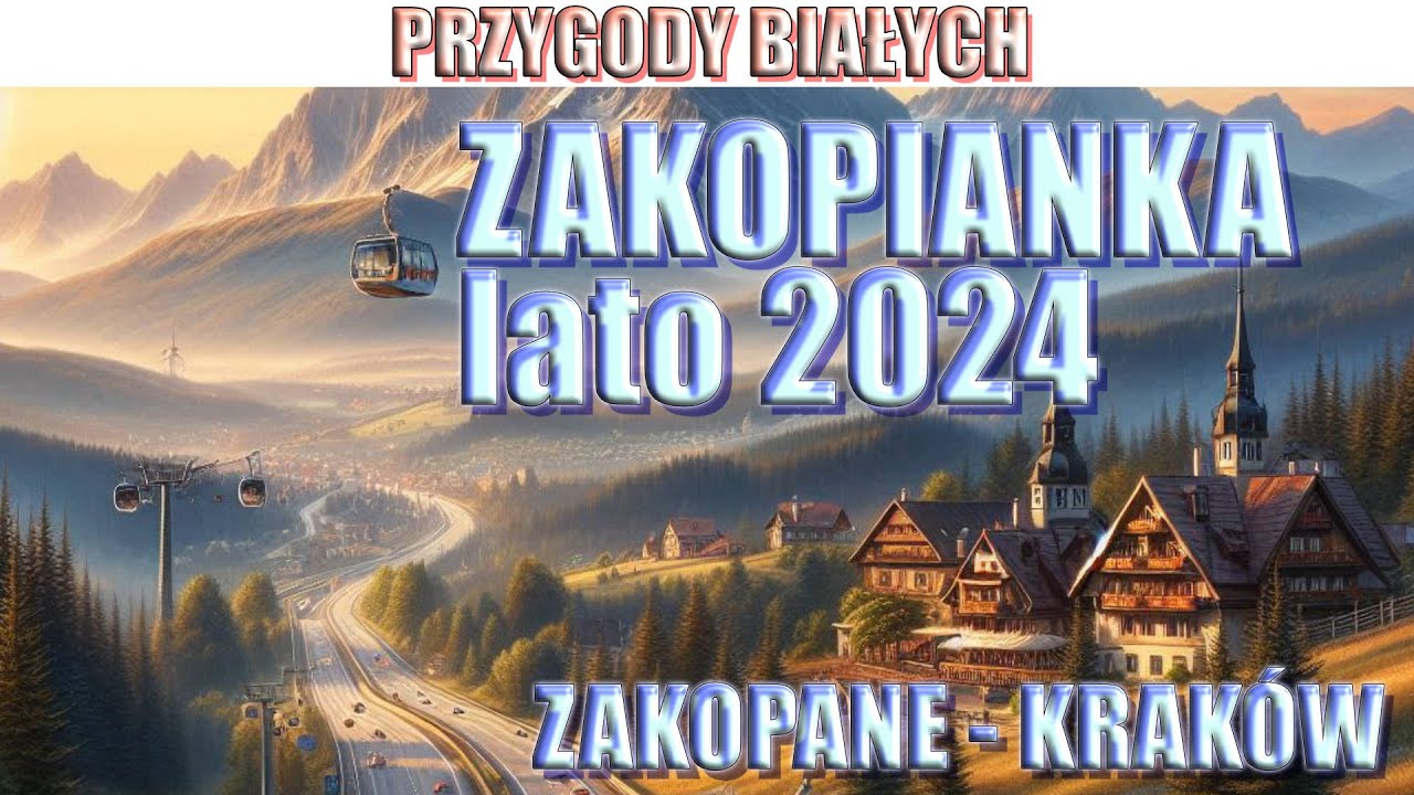 Zakopianka 06.2024 - Zakopane Nowy Targ Myślenice Kraków (tunel i estakady) dk 47 7 S7
