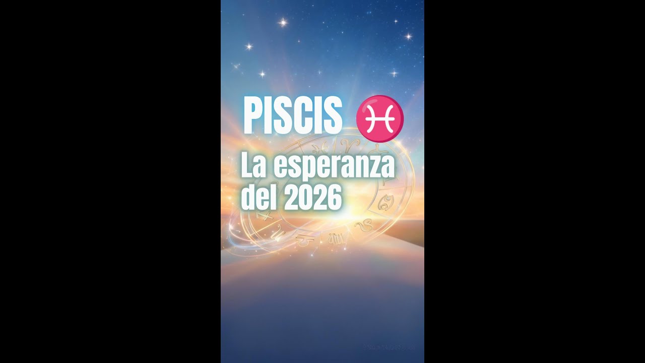 Piscis (♓) 2026: ¡El Signo del Año! (Saturno se va por fin ✨)