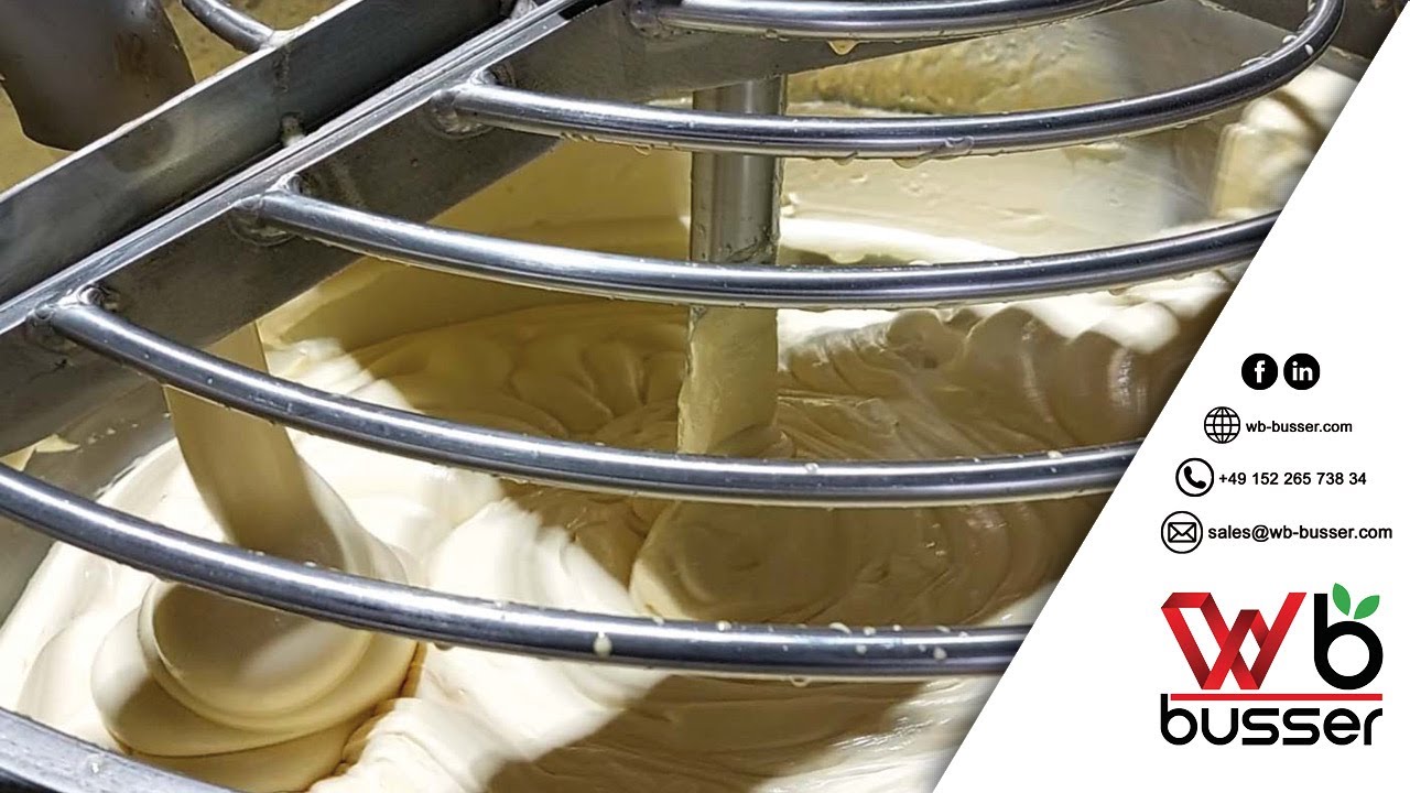 Mayonnaise machine for the food industry - by WB-Busser