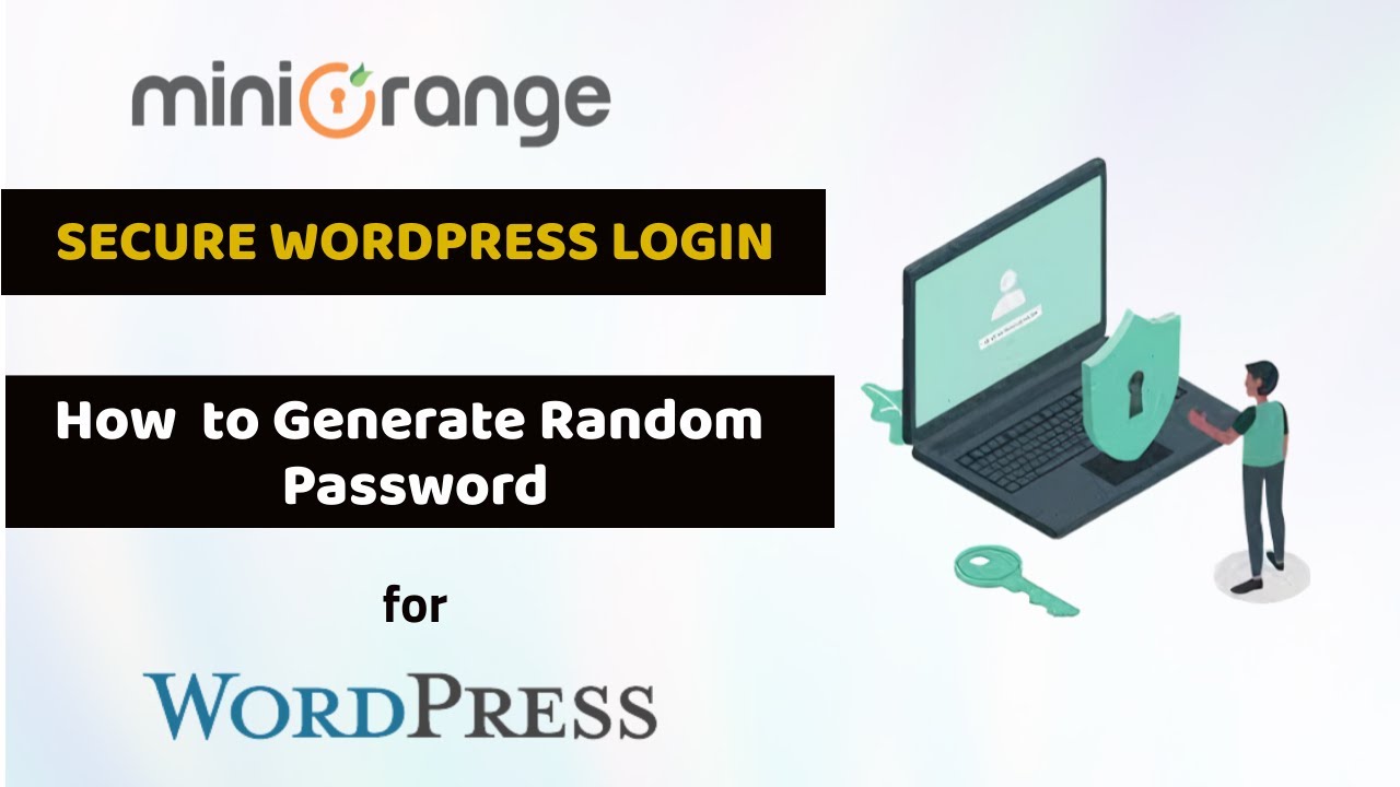 How do I make a random password using the miniOrange password policy plugin?