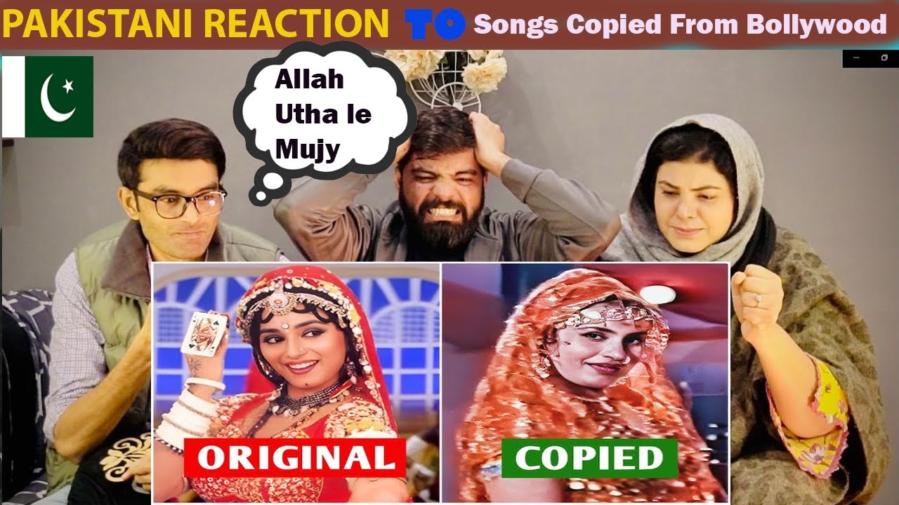 Pakistani Reacts to Original Vs Copied Pakistani Songs __ Lollywood Songs Copied From Bollywood