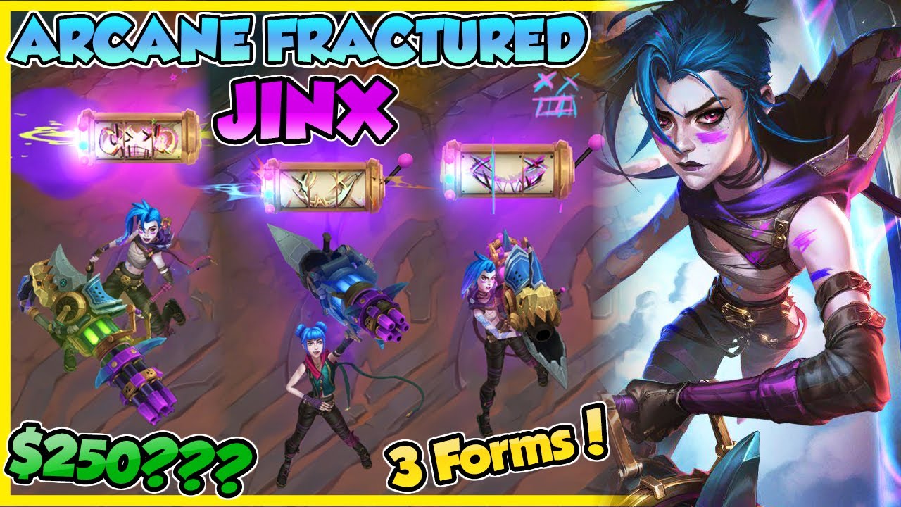 💥 ARCANE FRACTURED JINX DESTROYS THE ANOMALY (and your wallet!) | New Exalted Skin | Erick Dota PBE