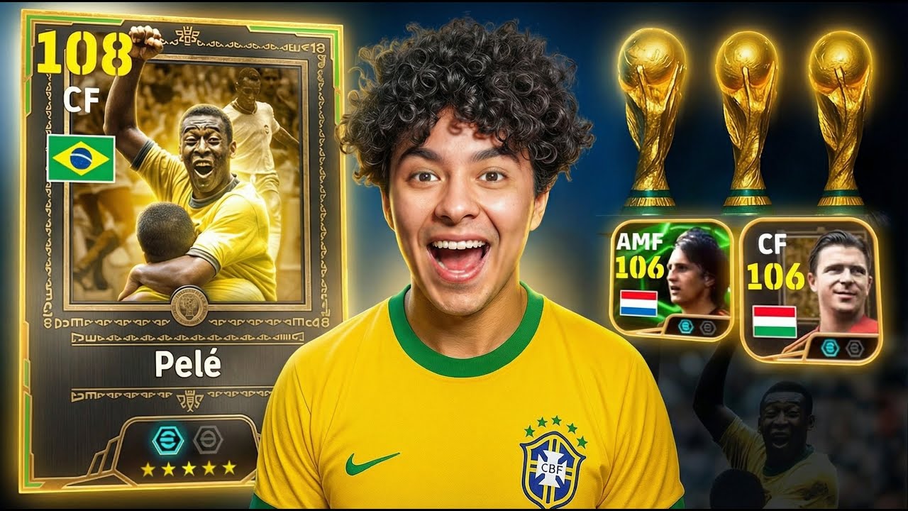 الحظ تاااريخي ! تفتيح بكج الاسطورة بيليه لأول مرة ينزل في eFootball !! 🔥🤯