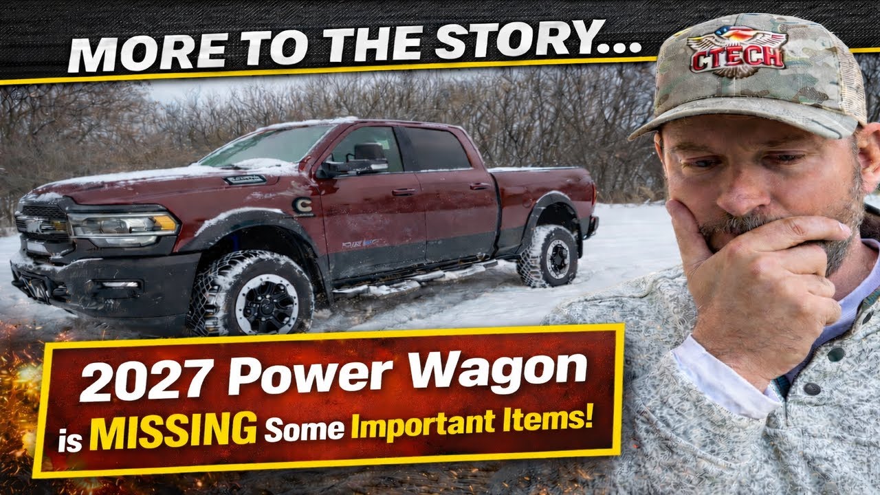 Is the 2027 Ram 2500 Power Wagon Cummins diesel Missing some things or is it a Rebel in disguise?