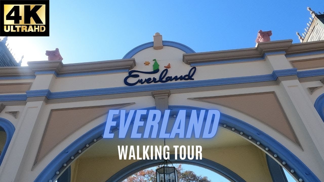 EVERLAND | LARGEST THEME PARK IN SOUTH KOREA | Walking Tour in Gyeonggi Province South Korea [4K]