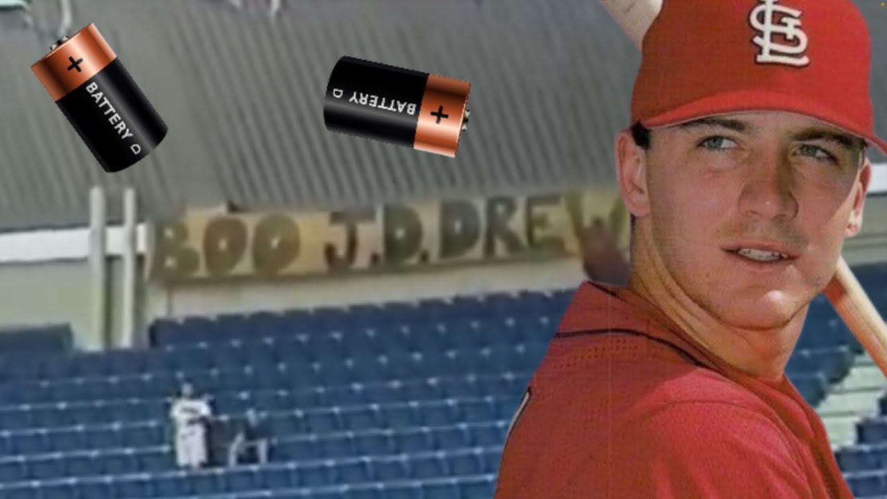 Phillies Fans vs. J.D. Drew: The Battery Incident (Game Highlights - August 10, 1999)