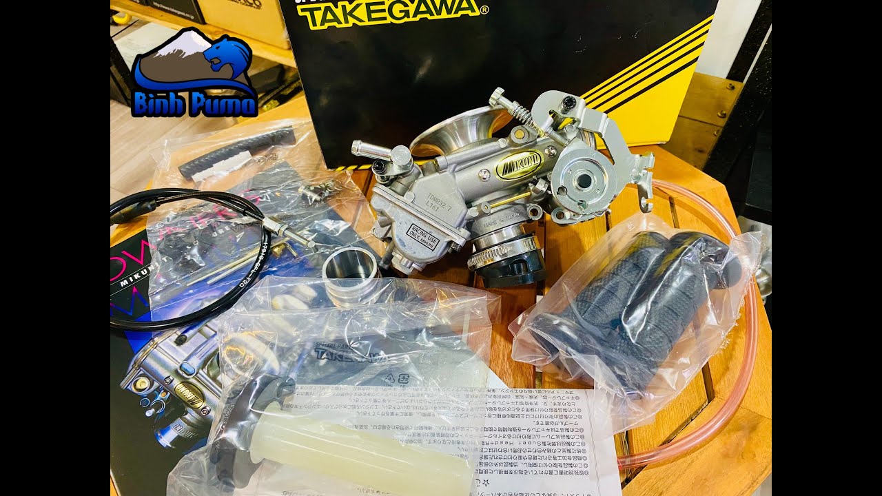 Takegawa MIKUNI TDMR32 Và Yoshimura TMR28 - Bình Puma Đồ Chơi Xe Máy Nhật Bản