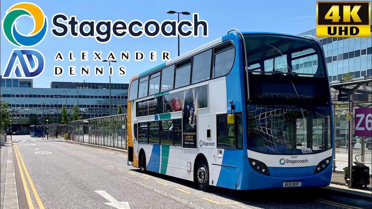 [Stagecoach East: MK1 Milton Keynes to Bedford via Kingston & London Luton Airport] ADL E400 Trident