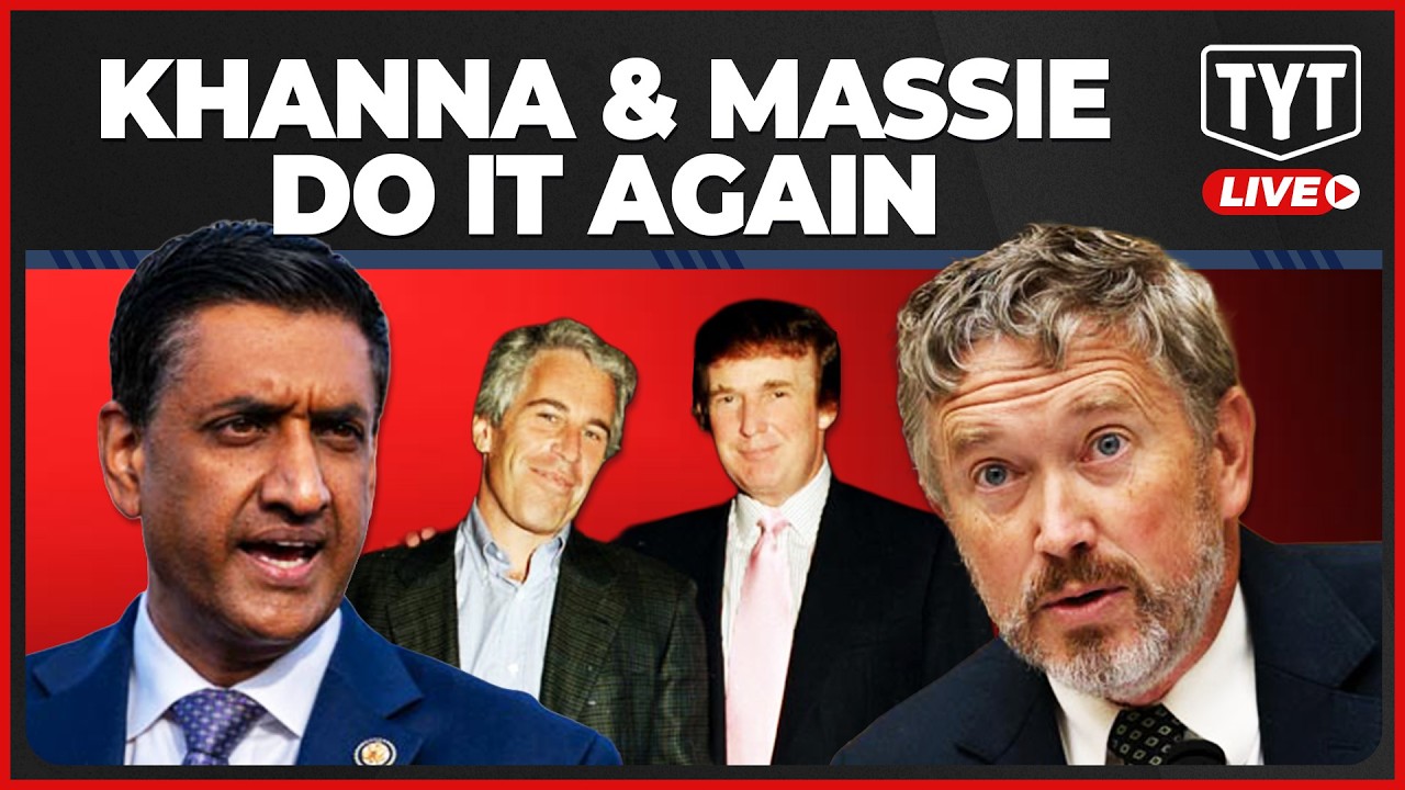 Ro Khanna & Thomas Massie TEAM UP To Release MORE Epstein Files