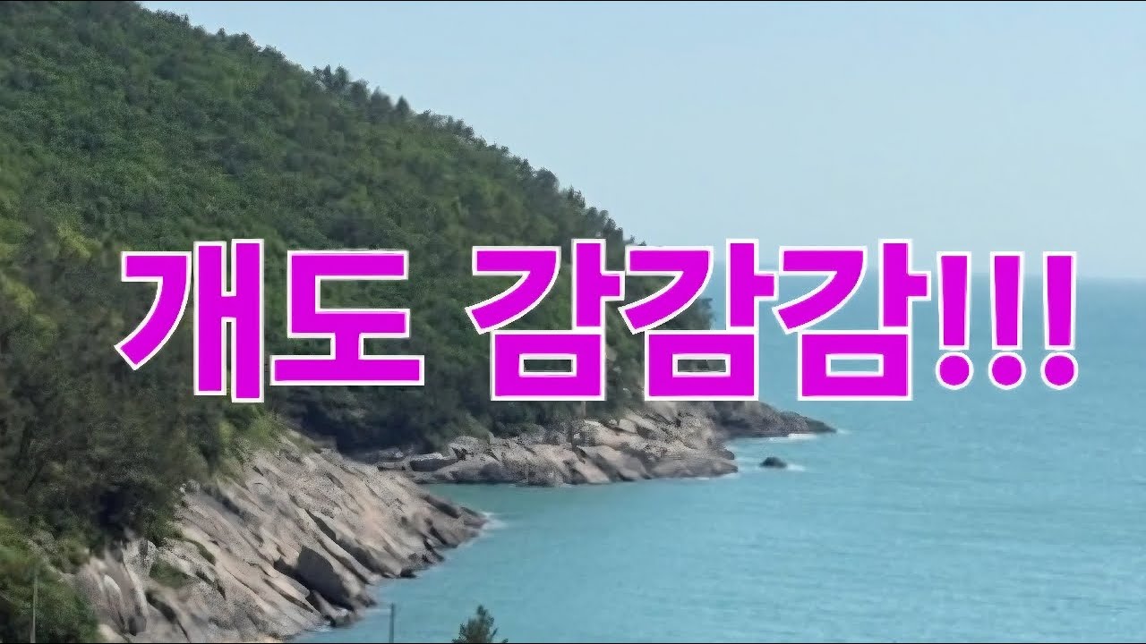 여수 개도 감감감!!!