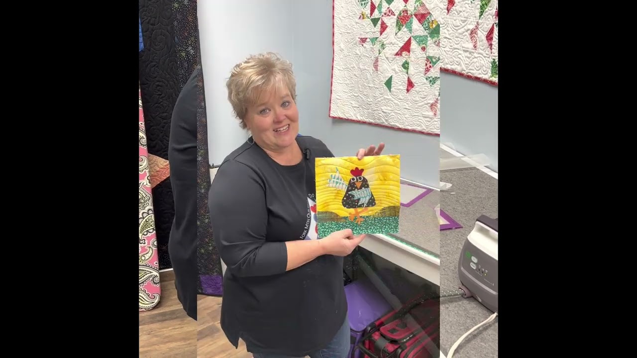 Raw Edge Appliqué - Fork Mtn Quilting