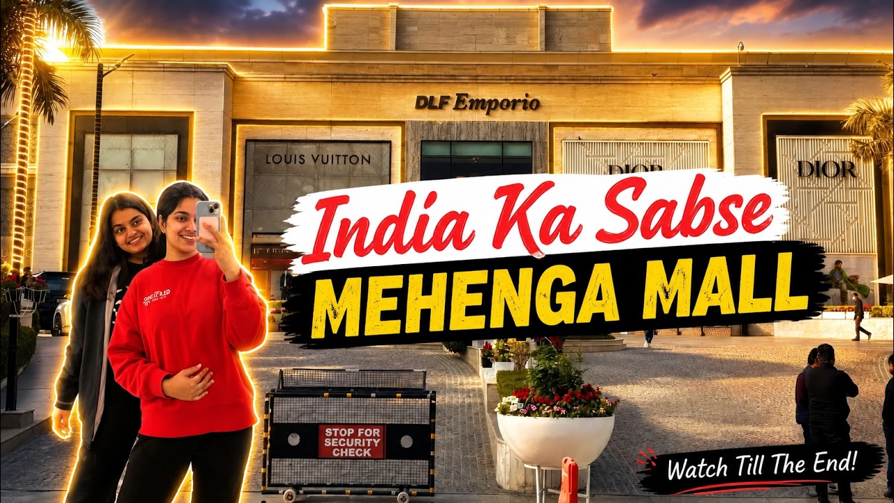 DLF Emporio Mall Delhi 💎 | India’s Most Luxurious Mall Experience 😳❤️