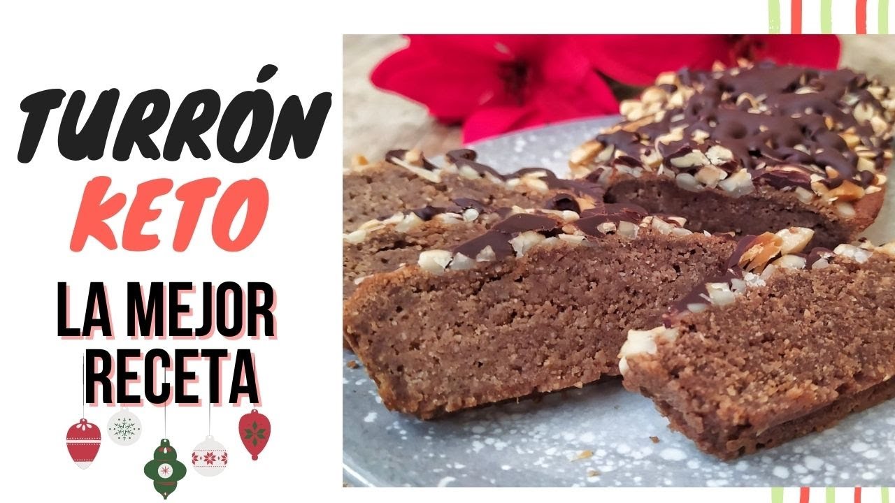 KETO TURRÓN, LA MEJOR RECETA: ECONÓMICO, FÁCIL, POCOS INGREDIENTES, EXCELENTE RESULTADO