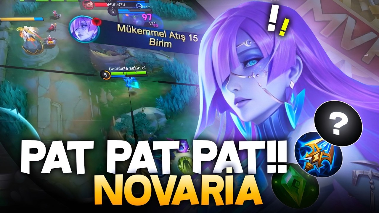 UZAKLARDAN PAT PAT !! SNİPER NOVARİA 2 - Mobile Legends