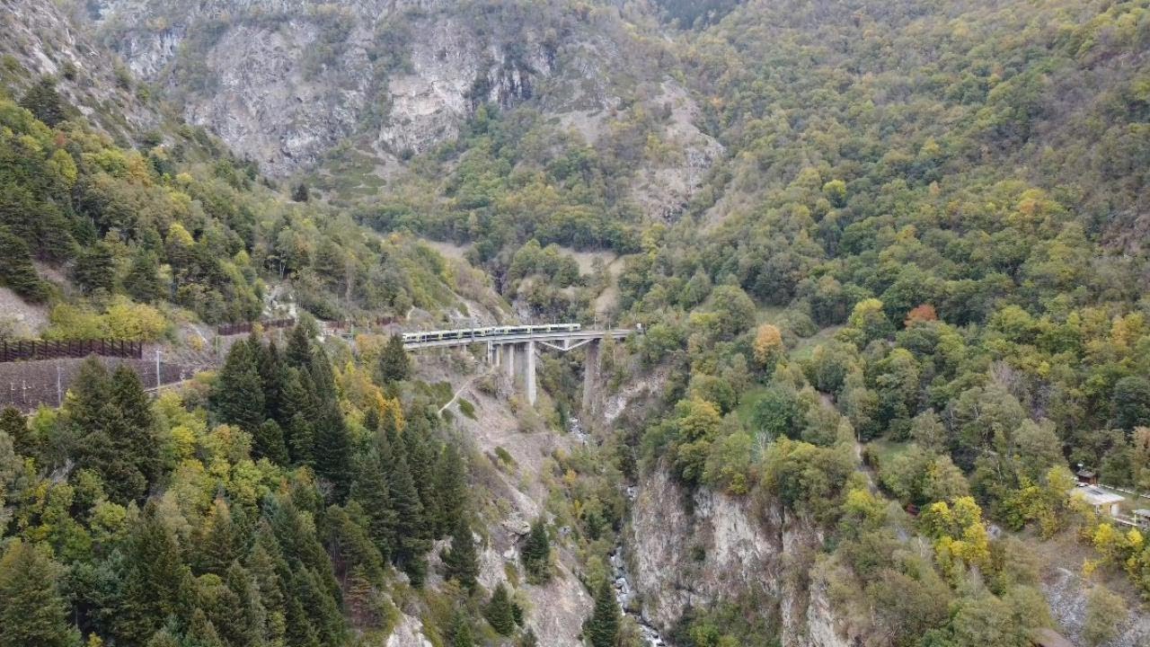 Il trenino verde delle Alpi