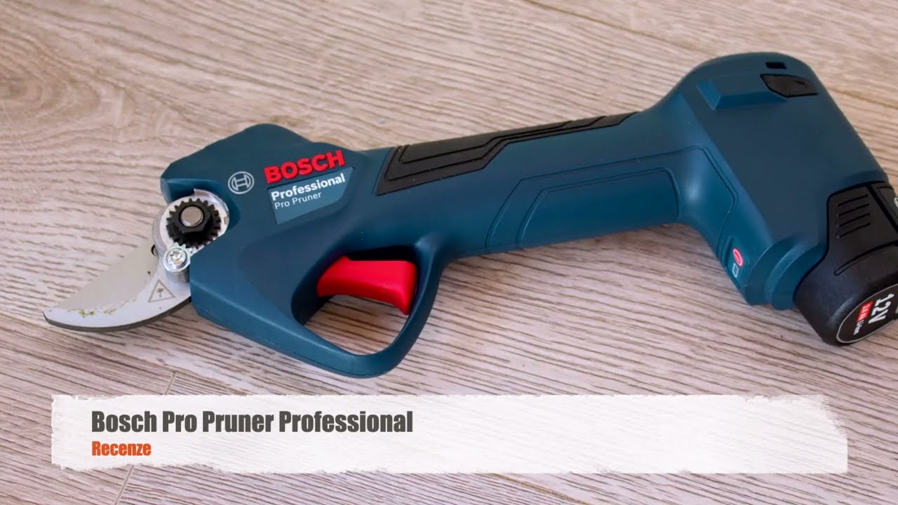 Bosch Pro Pruner Professional - recenze aku zahradních nůžek
