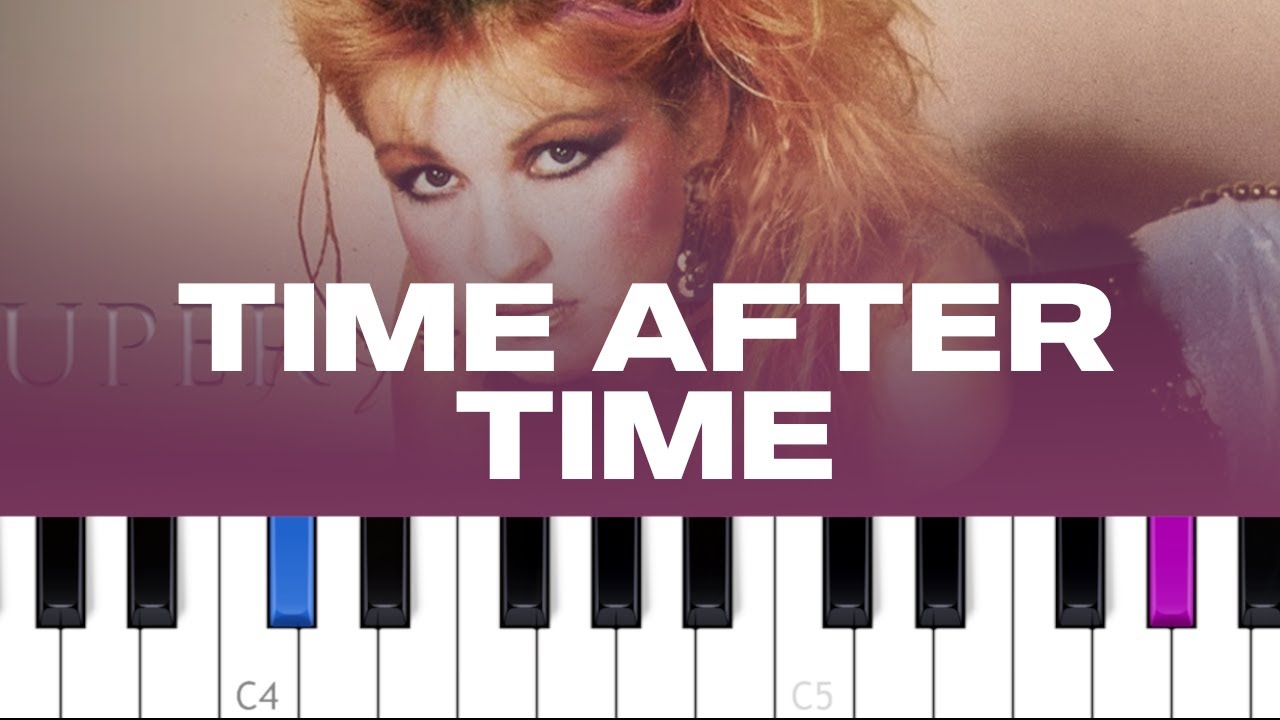 Cyndi Lauper - Time After Time (piano tutorial)