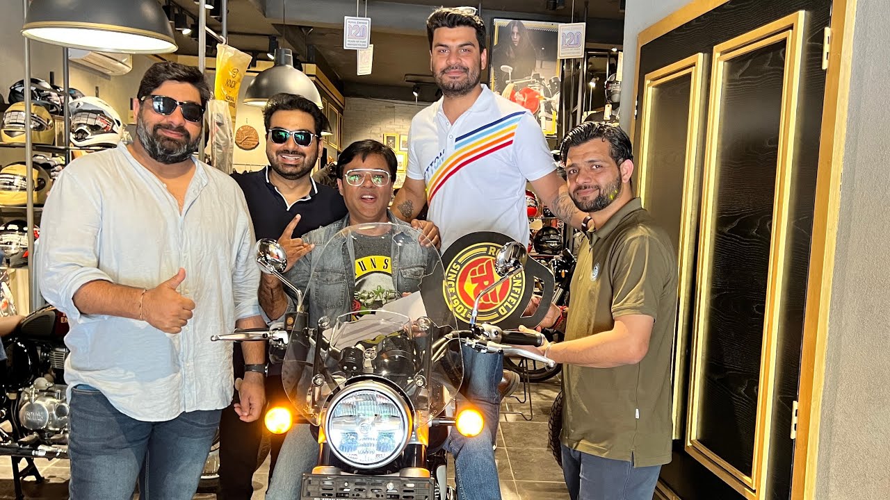 Got Delivery of RE Super Meteor 650 |First Delivery Video of Top Model Celestial Blue in NCR |