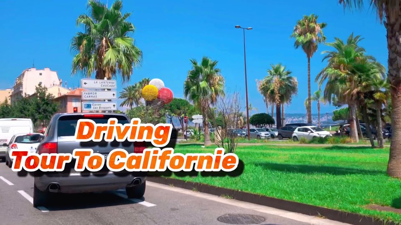Driving Tour To Avenue De La Californie / Nice City France 🇫🇷