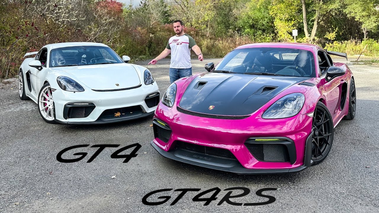 Решающее противостояние: Porsche GT4 против GT4 RS!!!