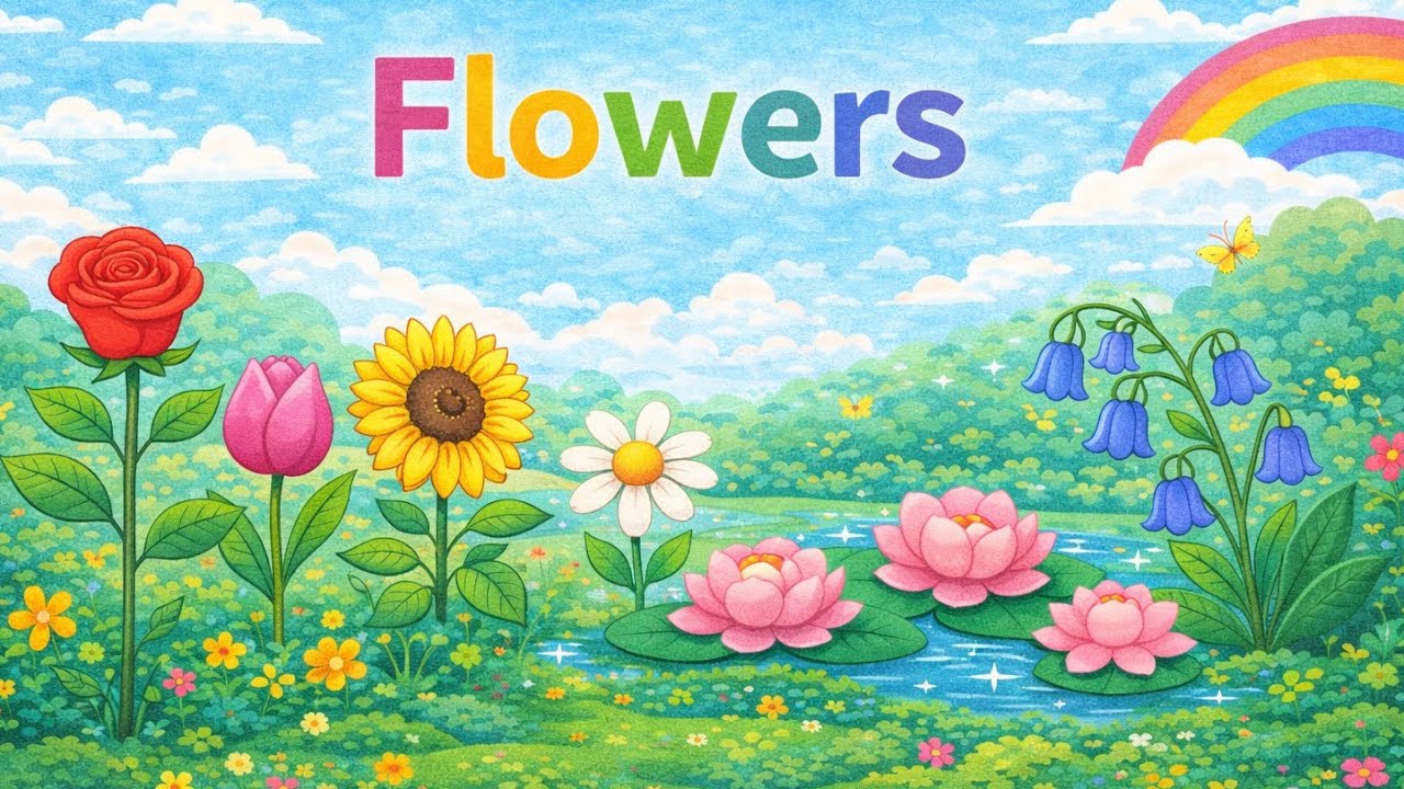 Flowers | General Knowledge for Kids | Easy GK Questions & Answers | Happy Learning With Kidz
