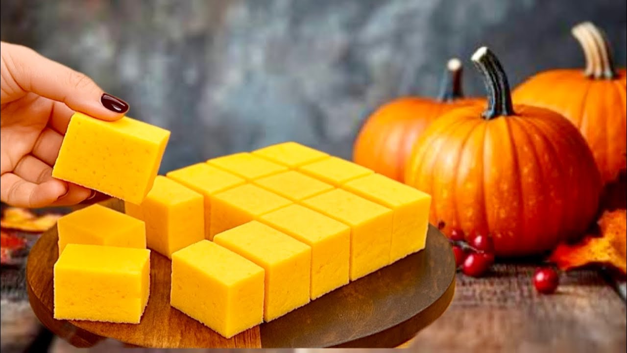 Ви знали що натуральні цукерки 🍬 з гарбуза 🎃 можна приготувати всього з трьох інгредієнтів?