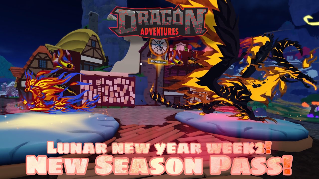 Season 2 is here with 2 new flaming dragons! 🔥 with week 2 of the lunar new year Event!