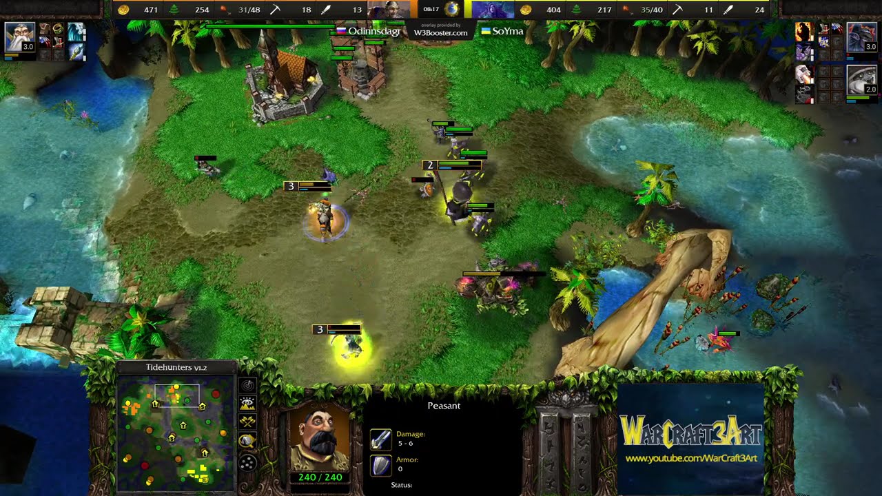 Deathnote(HU) vs SoYma(NE) - Warcraft 3: Classic - RN8202