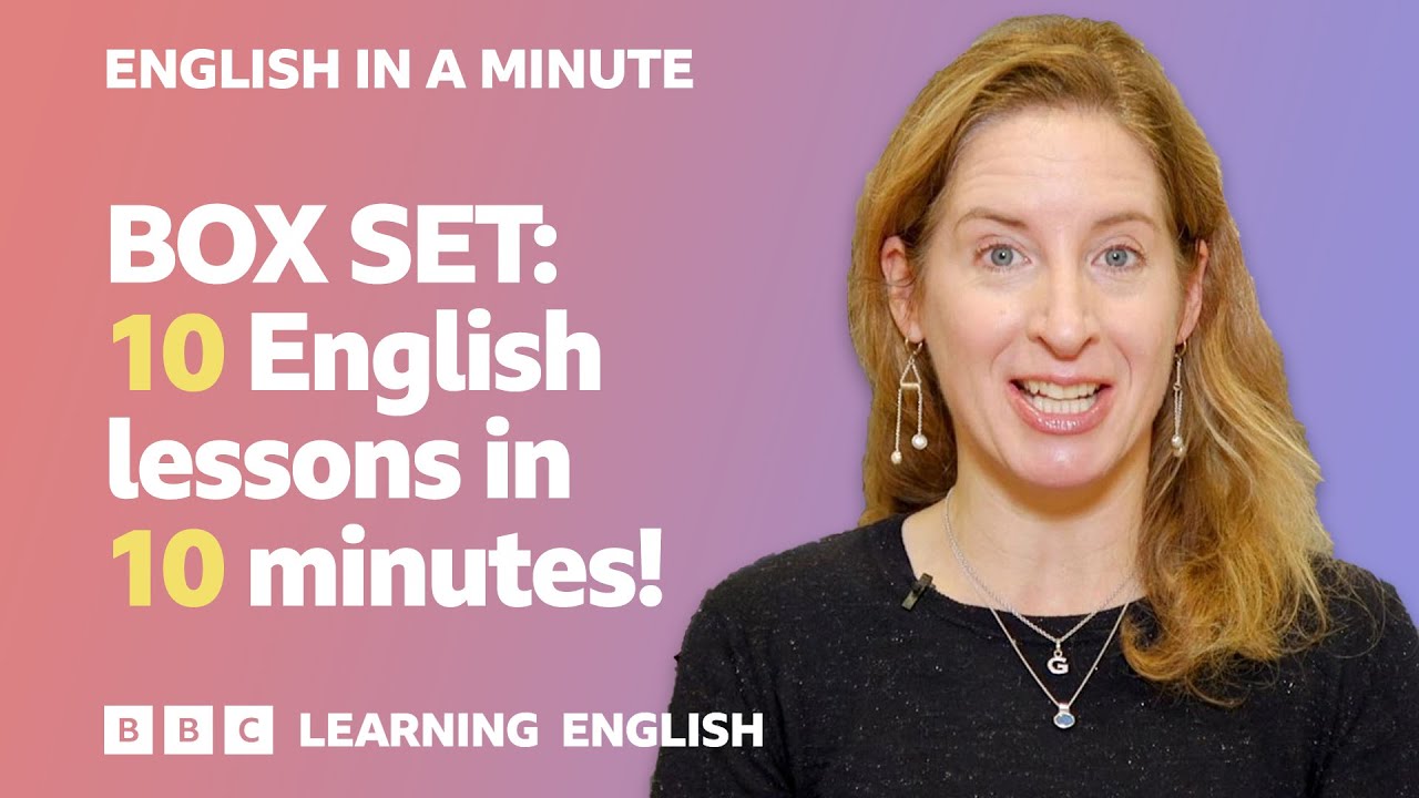 BOX SET: English In A Minute 10 &ndash; TEN English lessons in 10 minutes!