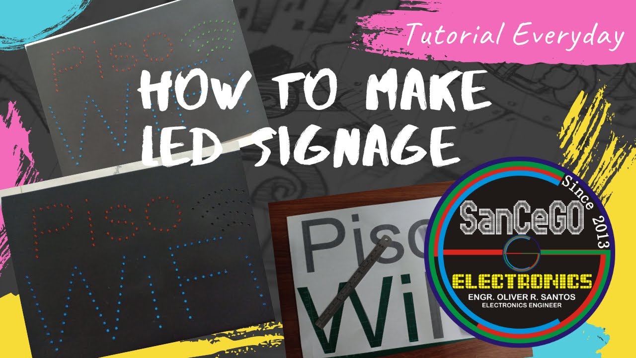 How to Make LED Signage Piso Wifi Part 1