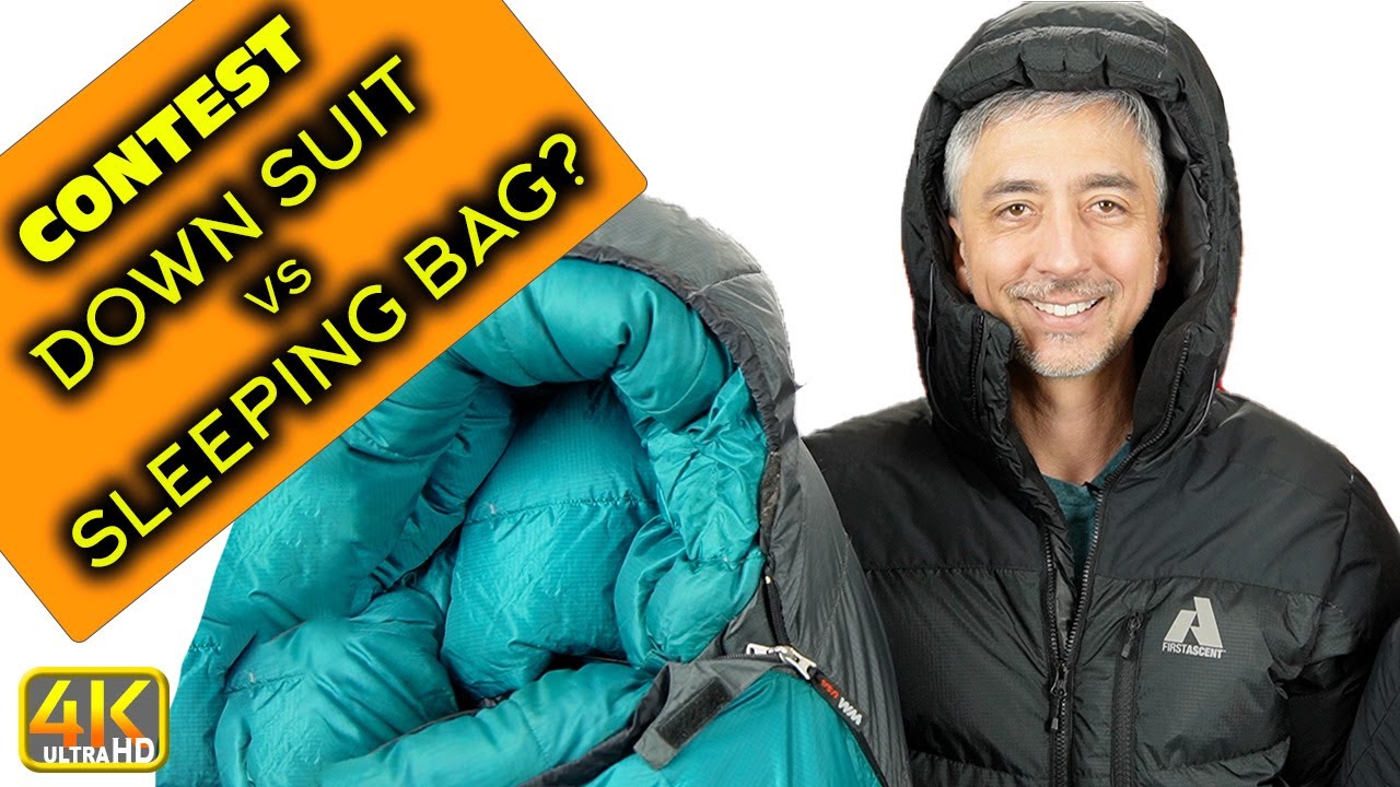 Down Suit vs Sleeping Bag - Is a Down Suit Better in Subzero? (4k UHD)