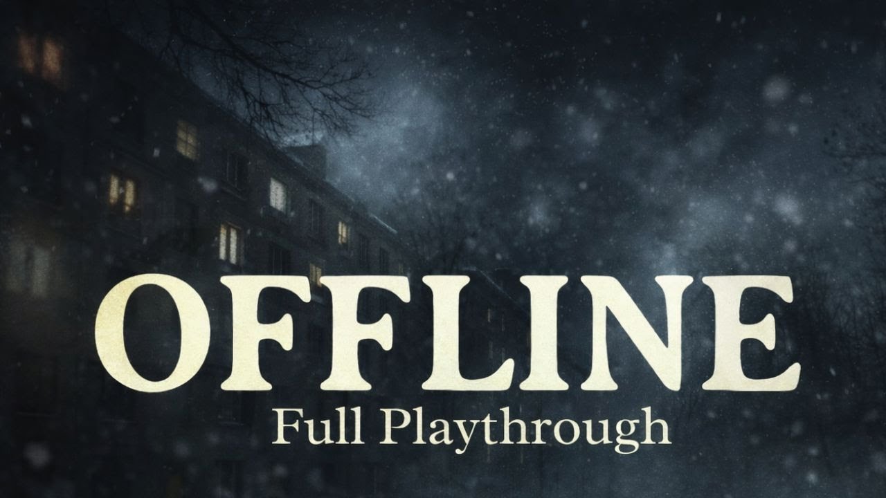 OFFLINE | Full Playthrough | First Person Visual Novel | Itch.io - SeriousDaniel