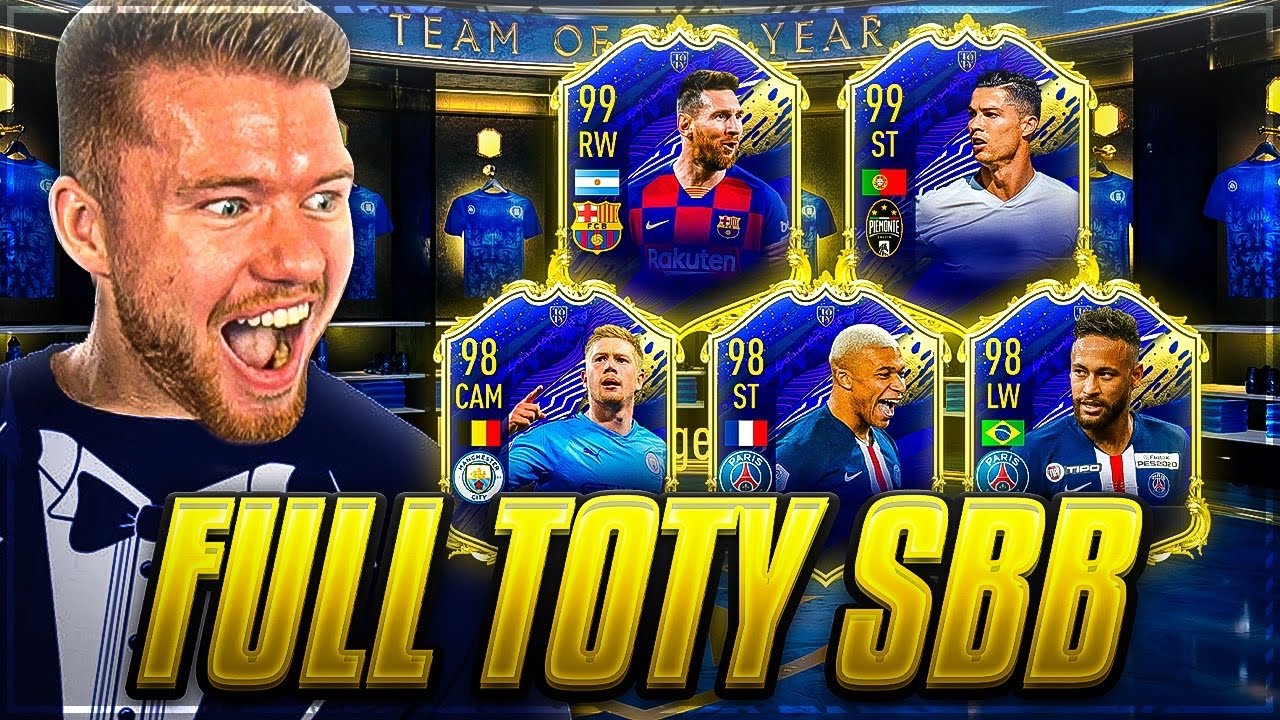 FIFA 20: FULL TEAM OF THE YEAR SBB 🔥🔥 TOTY SQUAD BUILDER BATTLE