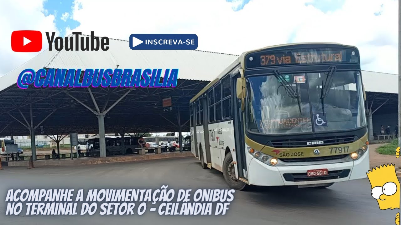 Acompanhe a #Movimentação de #Ônibus no #Terminal do #Setor O. I #Ceilândia DF.