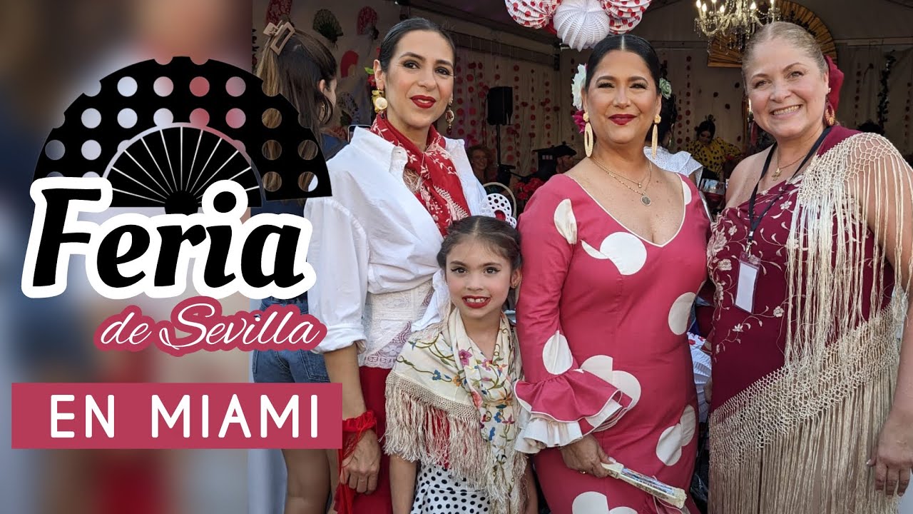 BAILANDO EN LA FERIA DE SEVILLA EN MIAMI