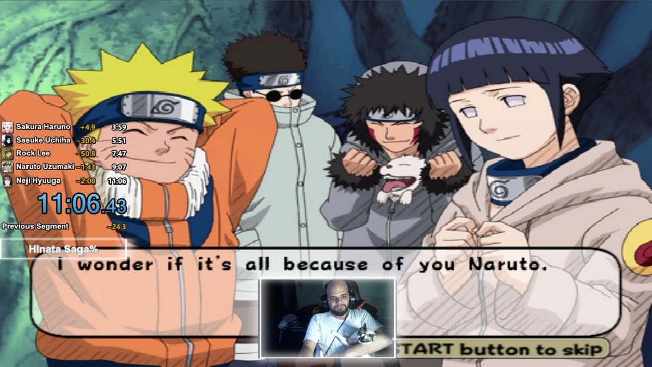 Naruto Ultimate Ninja Hinata Saga% Speedrun [11:06.43]