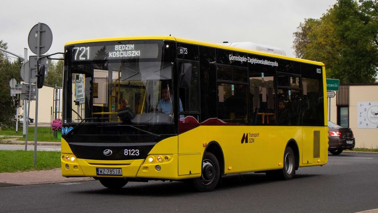 [Linia 107] Sączów Kościół - Będzin Kościuszki (ЗАЗ A10C3G #8100)