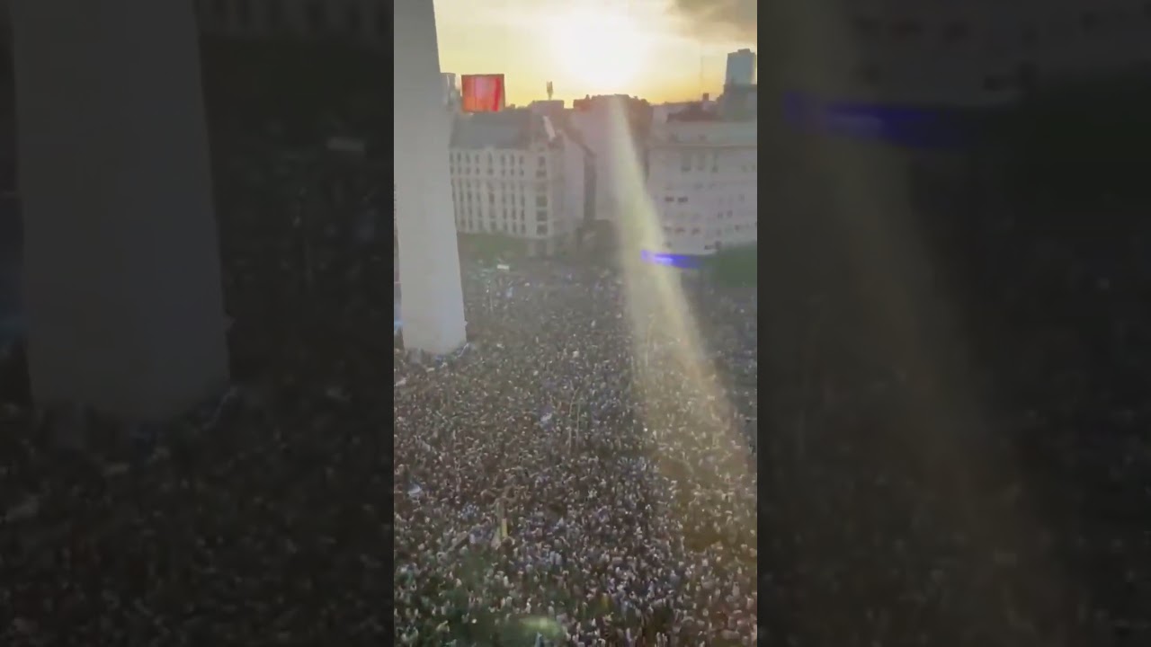 5 MILLION Argentinians chanting MESSI Name 😍🤯 ! Goosebumps