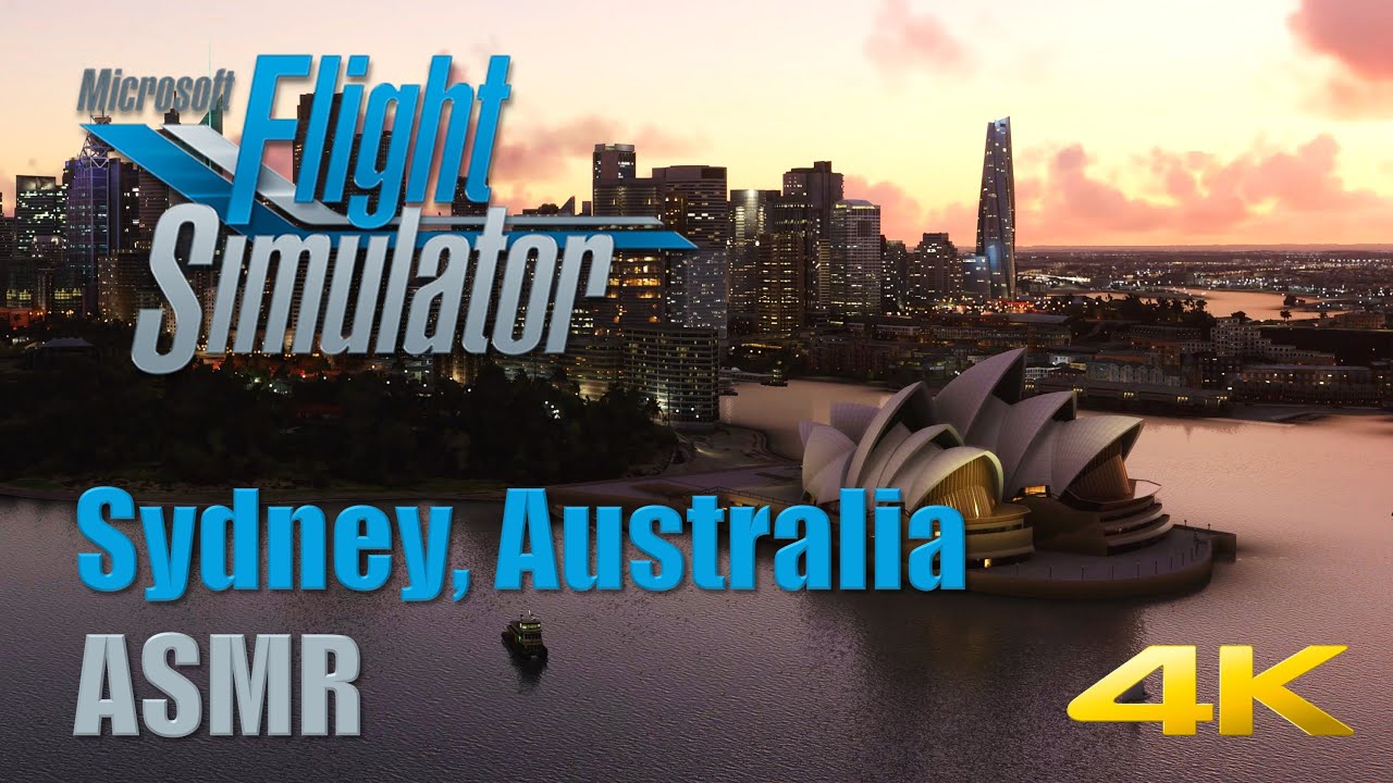 Sydney Cityscape   I   MFS 2020   I   City ASMR   I   4K