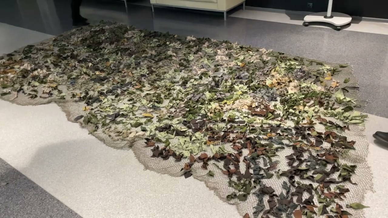KUIDAS TEHA VARJEV&Otilde;RKE HOW TO MAKE CAMO NETTING video