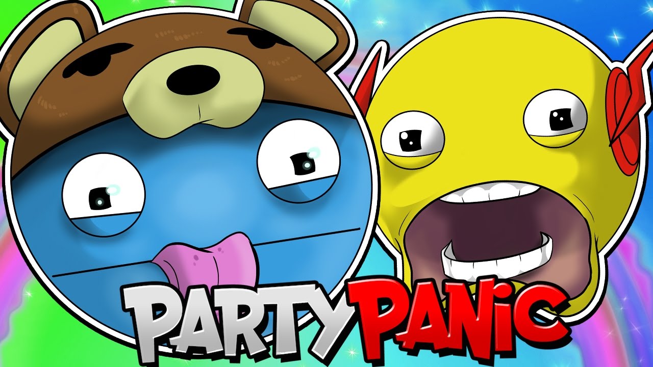 HARDCORE BOTS VS SQUIDDY & ASH!! | Party Panic [#4]