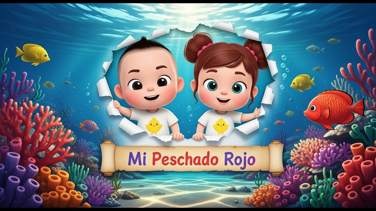 Mi Pescado Rojo - PARK Canciones Infantiles 🎶 | Música 3D de Animales para Niños