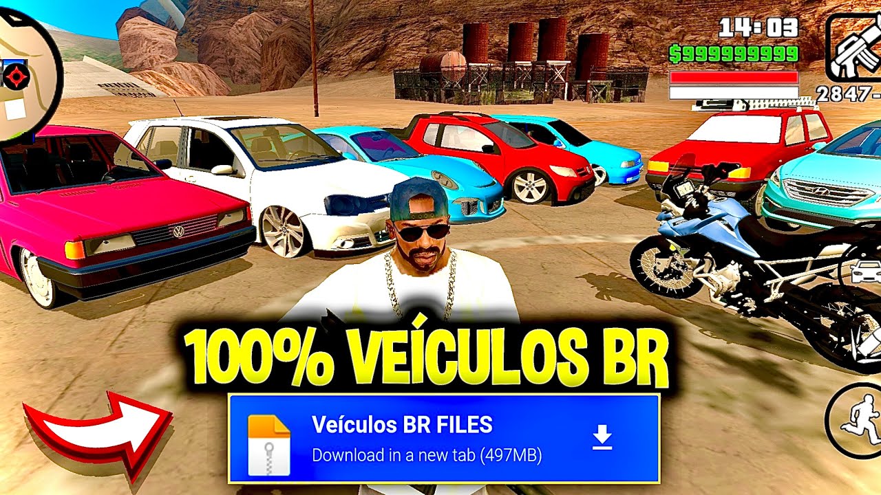 COMO COLOCAR VEÍCULOS 100% BRASILEIROS NO GTA SAN ANDREAS ANDROID