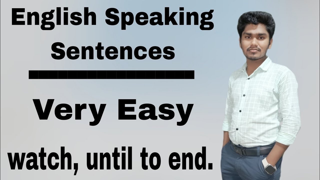 Easy Sentences for English speaking 