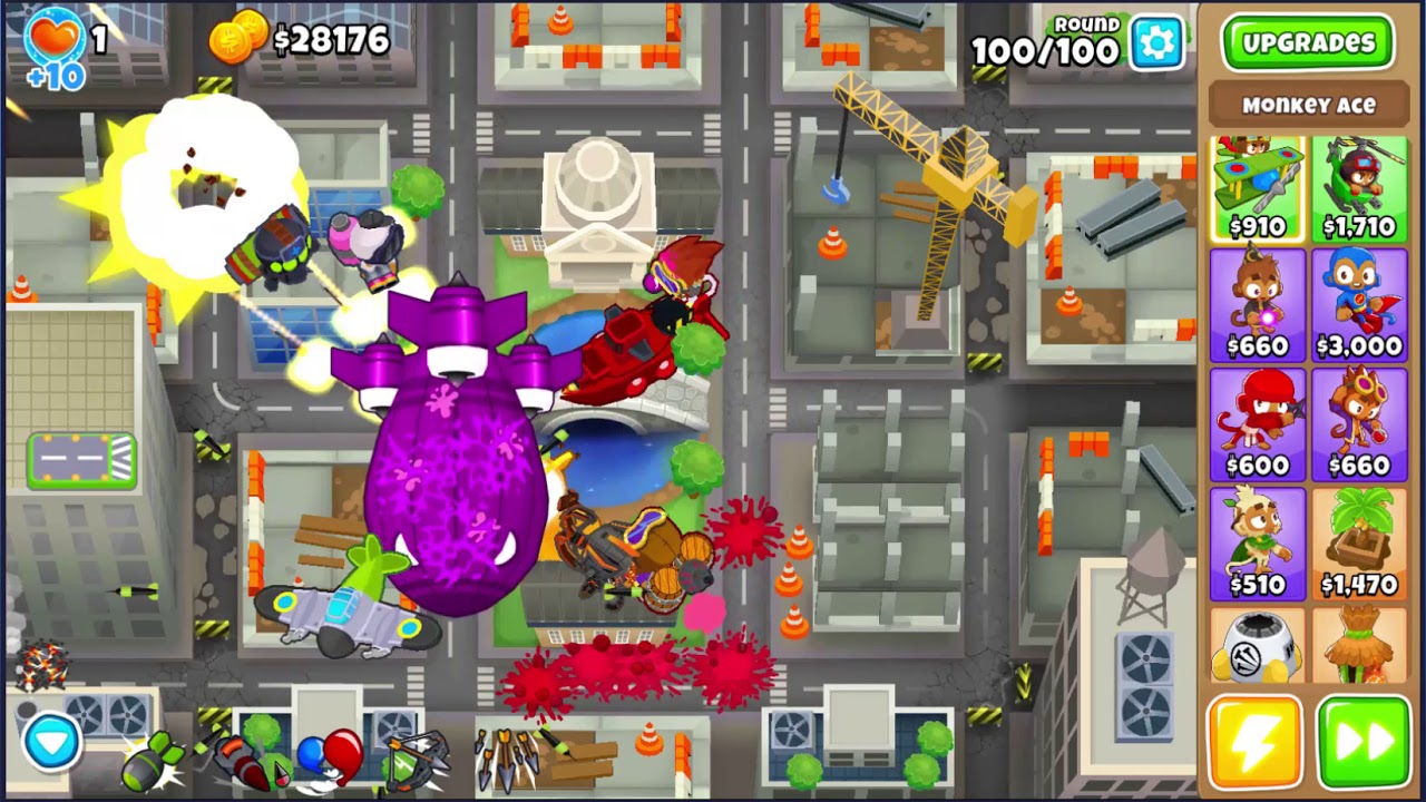 BTD 6 High Finance impoppable round 100
